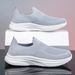 New Breathable Casual Slip-On Men's EVA Lightweight Non-Slip Soft Sole Wear-Resistant Dad Flat Driving Shoes For Men_vogvips.com