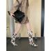 2026 New Winter High-Heeled Cow Brown Women's Boots_vogvips.com