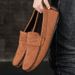 Fashion Lightweight Suede Men Casual Shoes Lazy Shoes Male Breathable Slip-on Mens Driving Shoes Comfortable Loafers Moccasins_vogvips.com