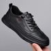 Men's 2025 New Trend Spring Versatile Casual Board Genuine Soft Sole Breathable Korean Version Sports Leather Shoes For_vogvips.com
