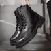 European Warm Series Men's Genuine Leather Martin Autumn High British Style Short Mid Top Work Winter Plush Snow Boots_vogvips.com