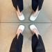 Gentle Style Soled Grandma's Summer 2025, New Soft Leather Flat Bottomed Butterfly Bow Pregnant , Single Shoes For_vogvips.com