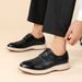 Men's Large-size European American Business Lace-up Derby, 2025 Spring And Autumn New Brogue British Style Leather_vogvips.com