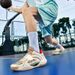 New High Quality Luminous Friction With Sound Breathable Anti-slip Real Combat Professional Basketball Shoes Men_vogvips.com
