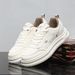 Men's Lightweight Embroidered Platform Sneakers White Casual Trendy Versatile Fashion Sports Shoes_vogvips.com