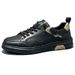 Sneakers Spring New Genuine Leather Breathable White Sports Casual Trendy Versatile No-Tie Men's Shoes_vogvips.com