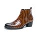 Lace-Free No-Tie Casual Men's New High-Top Slip-On Business Leather Shoes 2025 Popular_vogvips.com