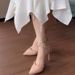 2025 New Sexy Rivet High Heels With Single Strap Women, Thin Heel Closed-Toe Sandals, Elegant And Suitable For Dresses,_vogvips.com