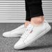 The First Layer Of White Shoes Casual Single Shoes Men's Xiaoqing Outdoor Board Shoes Men's Shoes_vogvips.com