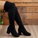 2024 Autumn Winter New Plus Size Over-the-Knee Slimming Elastic High Chunky Heel Long Boots For Women_vogvips.com