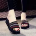 Free Freight 2026 New Women's Summer Thick Slope Heel Casual Word Slippers Foam Sandals Fashion Wear Sponge Bottom Beach_vogvips.com
