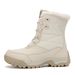 Women's Snow Boots With Winter Fleece And Anti Cold Thick Sole High Top Cotton Shoes_vogvips.com