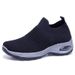 Cross-Border Plus Size Women's Air Cushion Sneakers Slip-On Fashionable Rocking Casual Sock Shoes For Women_vogvips.com