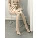 Women's Over-The-Knee Stretch Boots - Slimming Suede High Heel Boots With 8cm Block Heel & Pointed Toe | Anti-Slip Rubber Sole_vogvips.com