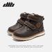 Children's Fleece-Lined Martin Boots Warm Non-Slip Soft Sole Cotton Boys Girls Casual Shoes Winter Style_vogvips.com