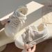 Milk White Platform White Shoes Women's Big Head Niche Bread Shoes Korean Version Board Shoes_vogvips.com