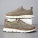 New Lightweight Lace-Up Casual Shoes Breathable Flyknit Men's Large Size Men Loafers_vogvips.com