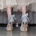Women S Shoes Adult Dress Two Wear Bridesmaid Hollow Crystal Wedding Shoes_vogvips.com
