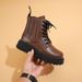 Martin Children's Autumn/Winter New Student Casual Leather Surface Waterproof, Warm, Versatile Short Boots Trendy_vogvips.com