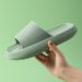 Women Thick Sole Home Slippers 4.5Cm Heel Ladies Platform Flat Shoes Non-Slip Eva Living Room Indoor Slides Women Man Slippers_vogvips.com