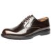 British Style 2025 New Glossy Business Casual Shoes For Men's Formal Wear, Atent Leather Round Toe Oxford Shoes, Lace_vogvips.com
