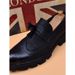 Euro Step New Brogue Carved Thick Sole Platform Breathable Tassel Trendy Leather Business Casual Height Increasing Men's Shoes_vogvips.com