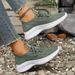 Spring Summer Breathable Mesh Sport Women Slip On Hollow Out Knitted Flats Shoes Woman Plus Size 43 Thick Sole Sneakers_vogvips.com