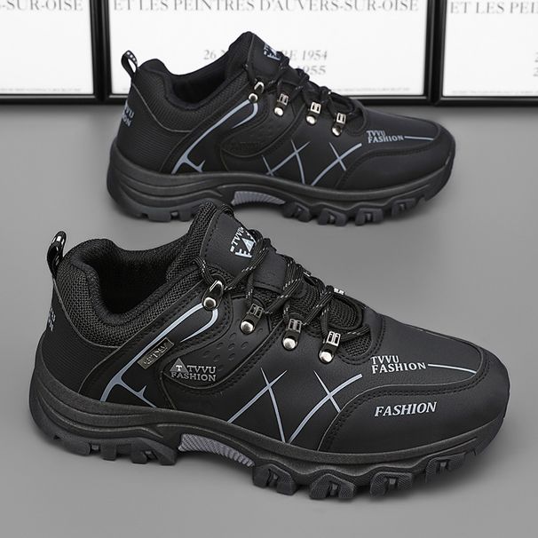 Spring Men's Sports Shoes Waterproof Non-Slip Sports Work Shoes Hiking Shoes Construction Work Durable Shoes_vogvips.com