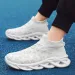 Men's Running Shoes Summer New Knitted Socks Breathable Casual Shoes Men Comfortable Sports Shoe_vogvips.com