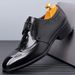 Wenzhou Men's Leather 2025 New European Style Crocodile Pattern Top Layer Cowhide Business Formal Pointed Toe Shoes_vogvips.com