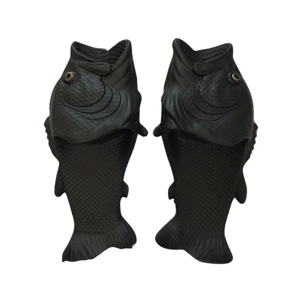 2025 Funny For Women Couple Family Parent-Child Sandals Large Size 32-46 Summer Beach Shoes Fish Slippers_vogvips.com