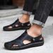 Khaki 898 Large Sandals, Beach Tourism, Outdoor Leisure, Half Pallet Set, Men's Sandals_vogvips.com