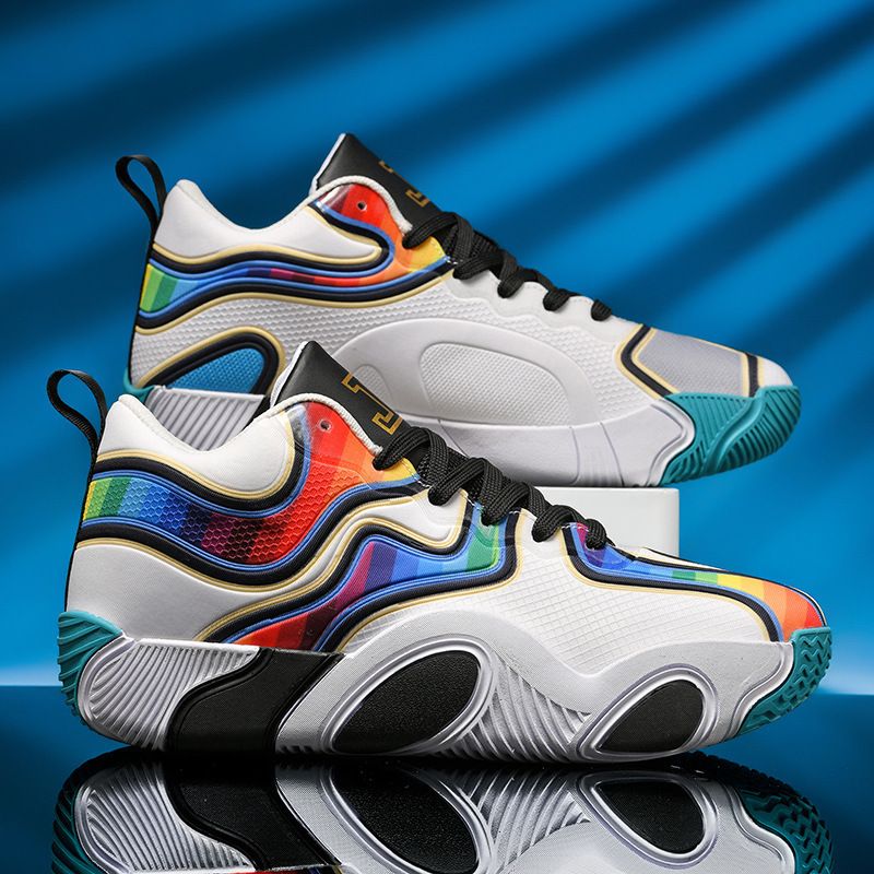 Men’s Shoes new shock absorbing wear resistant youth middle school students pink sports shoes for men and women_vogvips.com