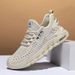Men's Summer Casual Shoes Breathable Mesh Upper Trendy Hollow out Slip-On Single Shoes Solid Color Versatile Design_vogvips.com