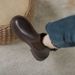 Thick-Soled Martin For Women British Style 2023 New Summer Thin Tube Brown Ankle Boots_vogvips.com