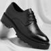 Men's Elevator Dress Shoes 10cm Height Increase Leather Low-cut Formal Shoes_vogvips.com