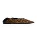 2025 Spring/Summer New Leopard Pattern With Pointed Flat Heels Cool Slippers, Small And Versatile Women's Single Shoes_vogvips.com