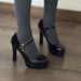 Waterproof Platform Red High Heels Women 2025 Spring New Style Elegant Sexy Chunky Heel Pointed Toe Mary Jane Shoes_vogvips.com
