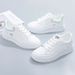 White Sneakers For Women 2025 New Spring/Summer Thick Sole Ins Style Versatile Niche Student Sports Casual Shoes_vogvips.com