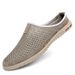 Mesh Fly-woven Men's Shoes Casual Shoes Half-drag Convenient Travel Shoes Dad Shoes Walking Shoes_vogvips.com