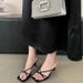 Gentle Purple Open-Toe Square Toe High Heels Cross Strap Thin Heel Fairy Style Elegant Sandals_vogvips.com