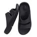 Bebealy Women Men Recovery Sandals Plantar Fasciitis Arch Support Orthotic Slides Adjustable Double Buckle Thick Sole Slippers_vogvips.com