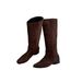 Suede Pointed Toe Long For Women 2024 New Versatile Over-the-Knee Flat High Tube Riding Boots_vogvips.com