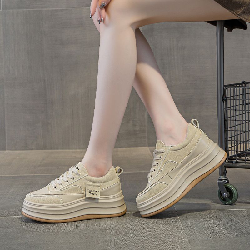 9913 Genuine Leather White Sneakers For Women 2026 Spring And Autumn New Breathable Versatile Casual Shoes_vogvips.com