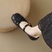 Round Head Ballet Shoes Woman With Light Mouth Bow French Fairy Style Single Shoes Woman_vogvips.com