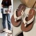 New Summer Internet Celebrity Floral External Wearing Flip Flops For Fashionable Flat Bottomed Women's Sandals And_vogvips.com