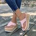 Women's Shoes New Summer Thick-soled Women's Shoes Wedge Heel Women's Buckle Sandals_vogvips.com