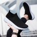 New Plus Size Men's And Women's Fly Woven Sports Shoe Covers, Casual Shoes, Socks, Shoes For Couples 87D_vogvips.com