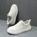 Men's Spring Summer Genuine Leather Breathable White Sneakers Youth Versatile Comfortable Casual Ultra-Light Trendy_vogvips.com