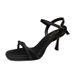 Hui Liya Women's High-Heeled With Thin Heels, Sexy Internet Celebrity Style, Open-Toed Fairy-Style One-Strap Buckle_vogvips.com